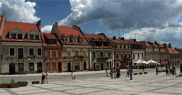 kamienice na Starym Rynku w Sandomierzu